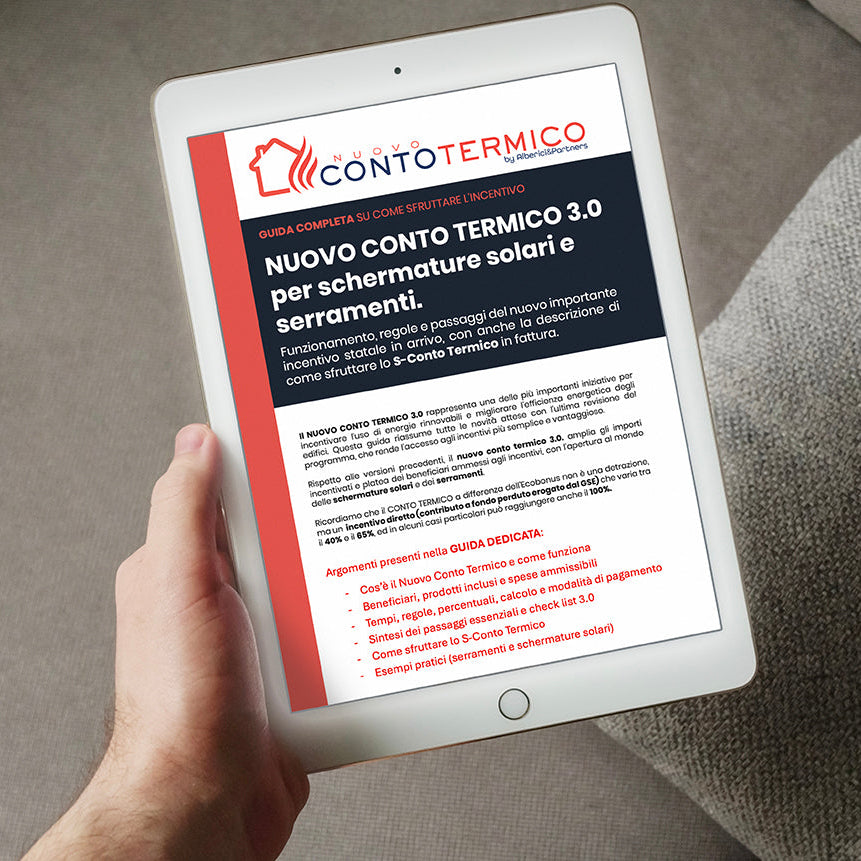 GUIDA COMPLETA sul NUOVO CONTO TERMICO 3.0 (per SERRAMENTI e SCHERMATURE)
